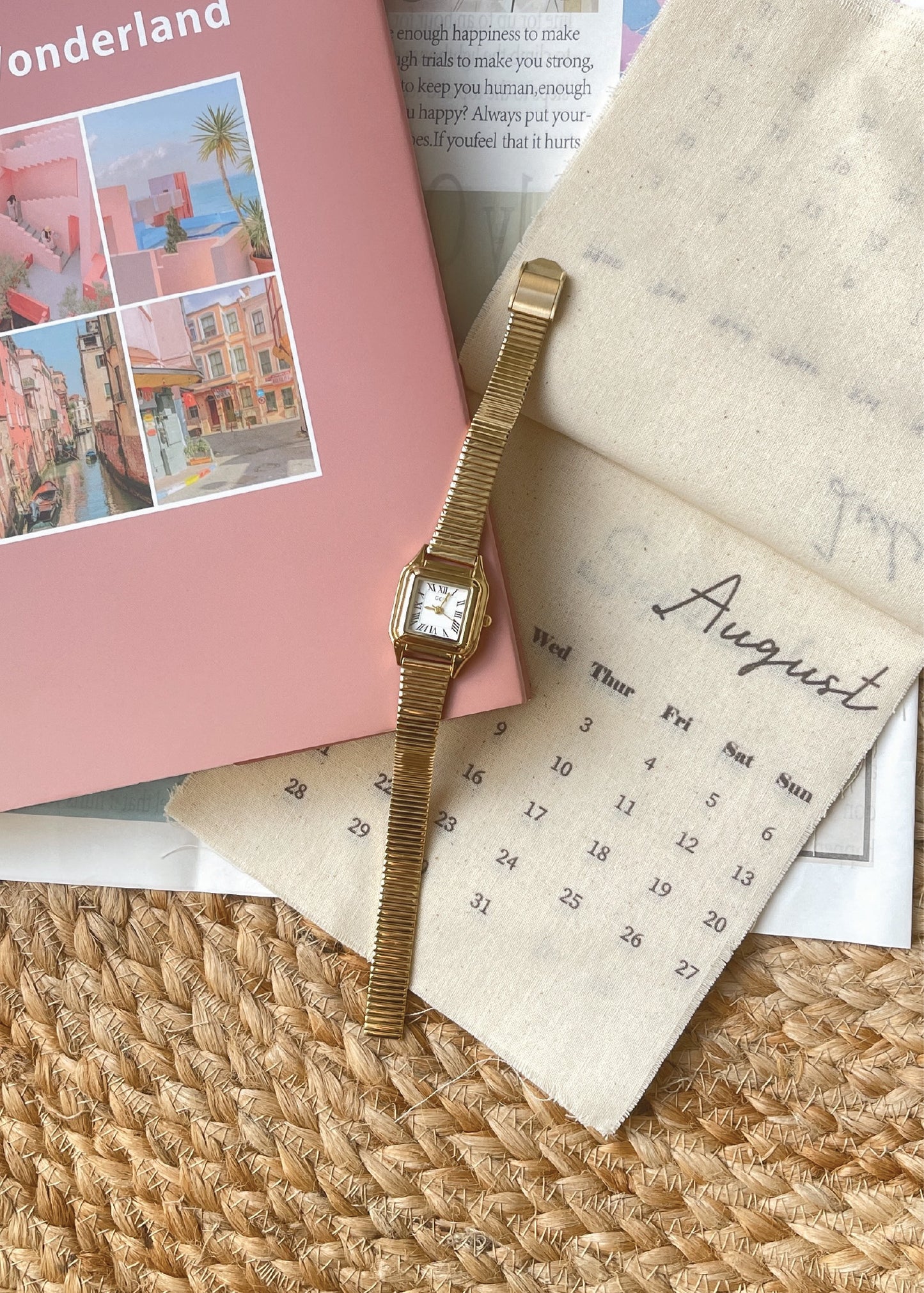 Pit a Pat Classic Gold Stainless Steel Watch