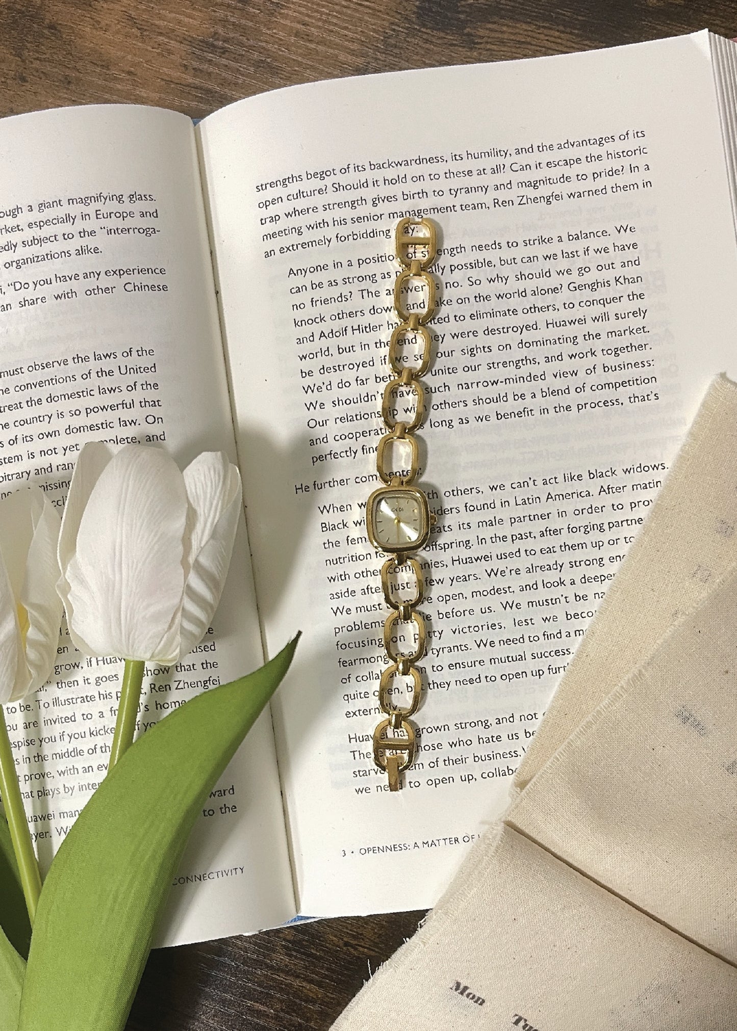 Pit a Pat Gold Bracelet Square Watch