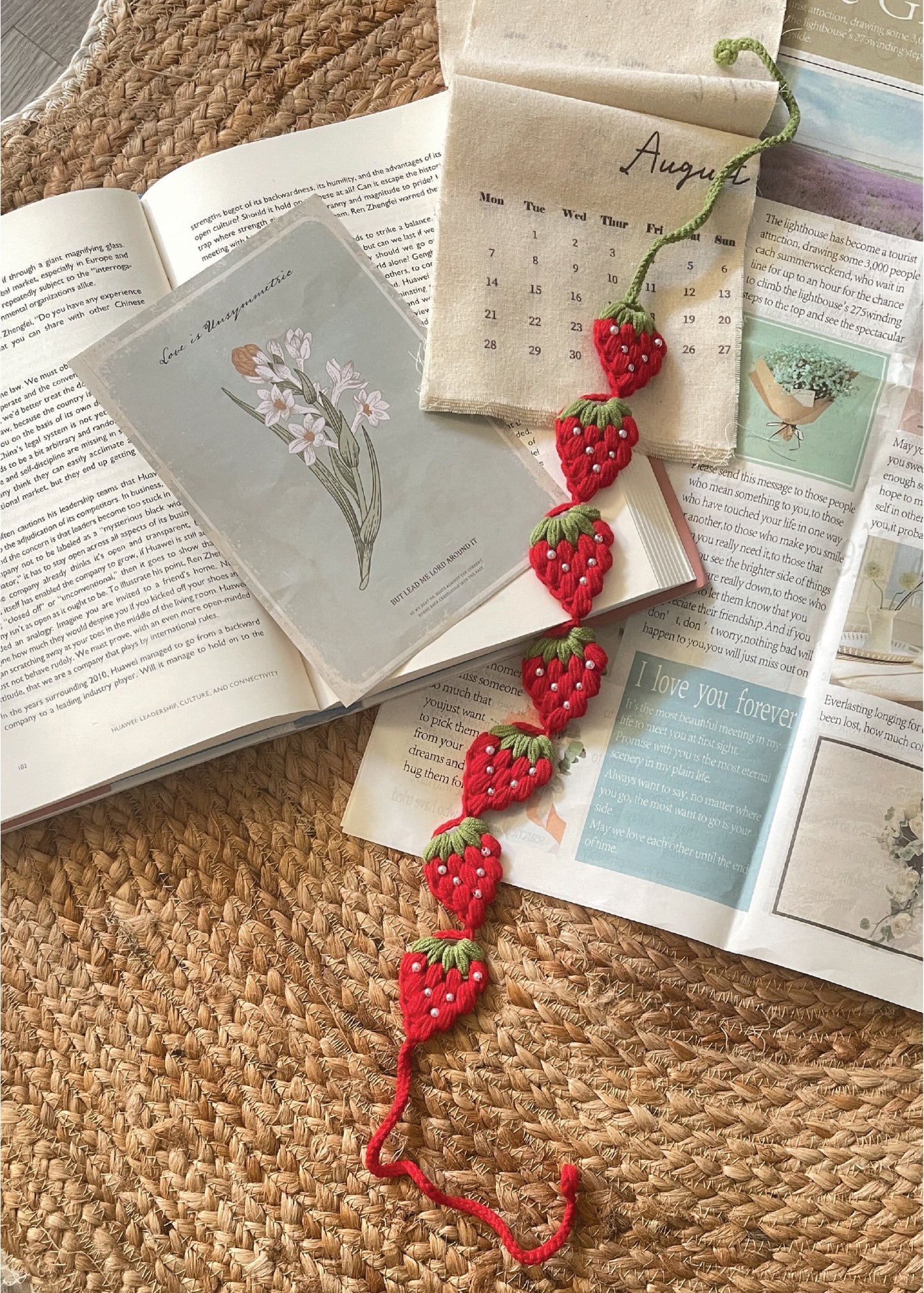 Pit a Pat Crochet Strawberry Headband