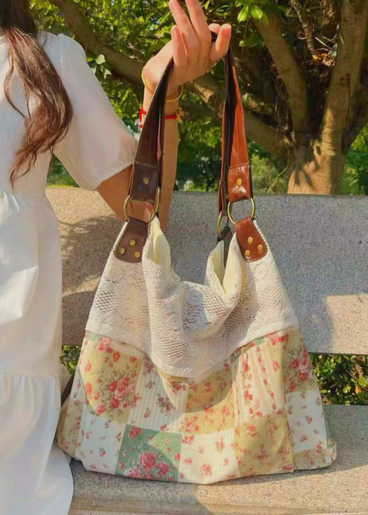 Cottage Patchwork Shoulder Bag