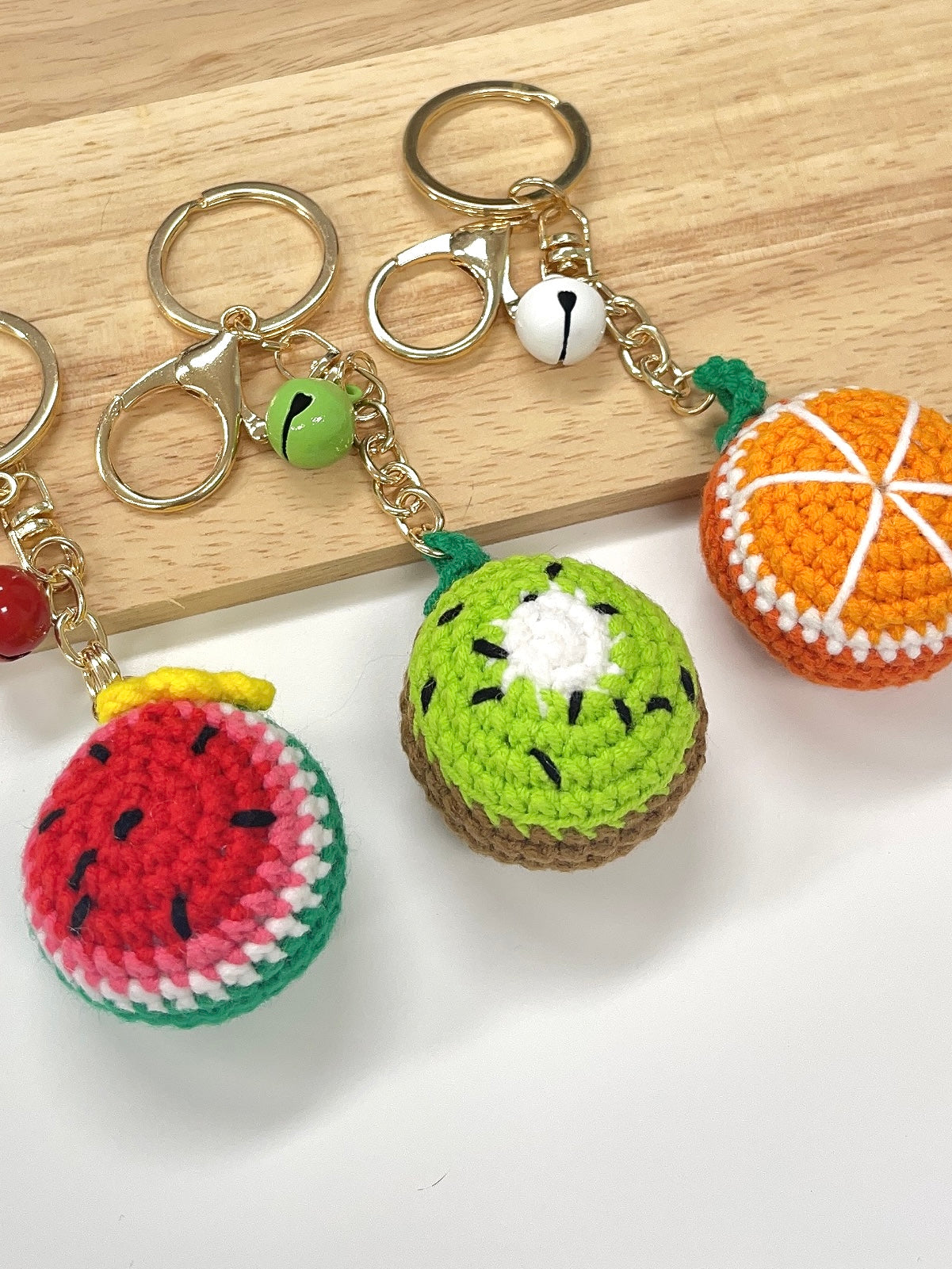 Pit a Pat Handmade Fruit Keychain