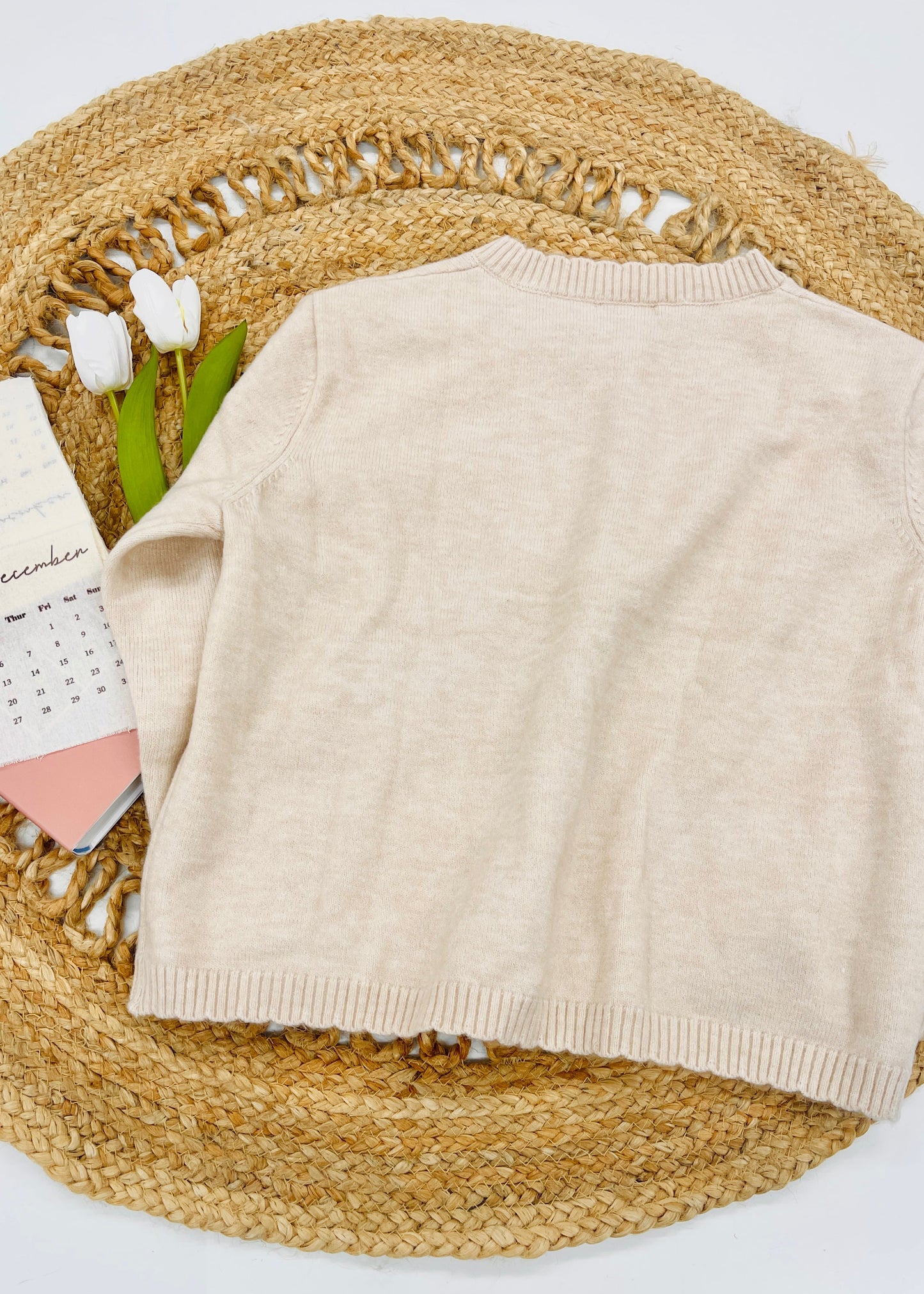 Pit a Pat Sweet Fruit Embroidered Button-Down Cardigan