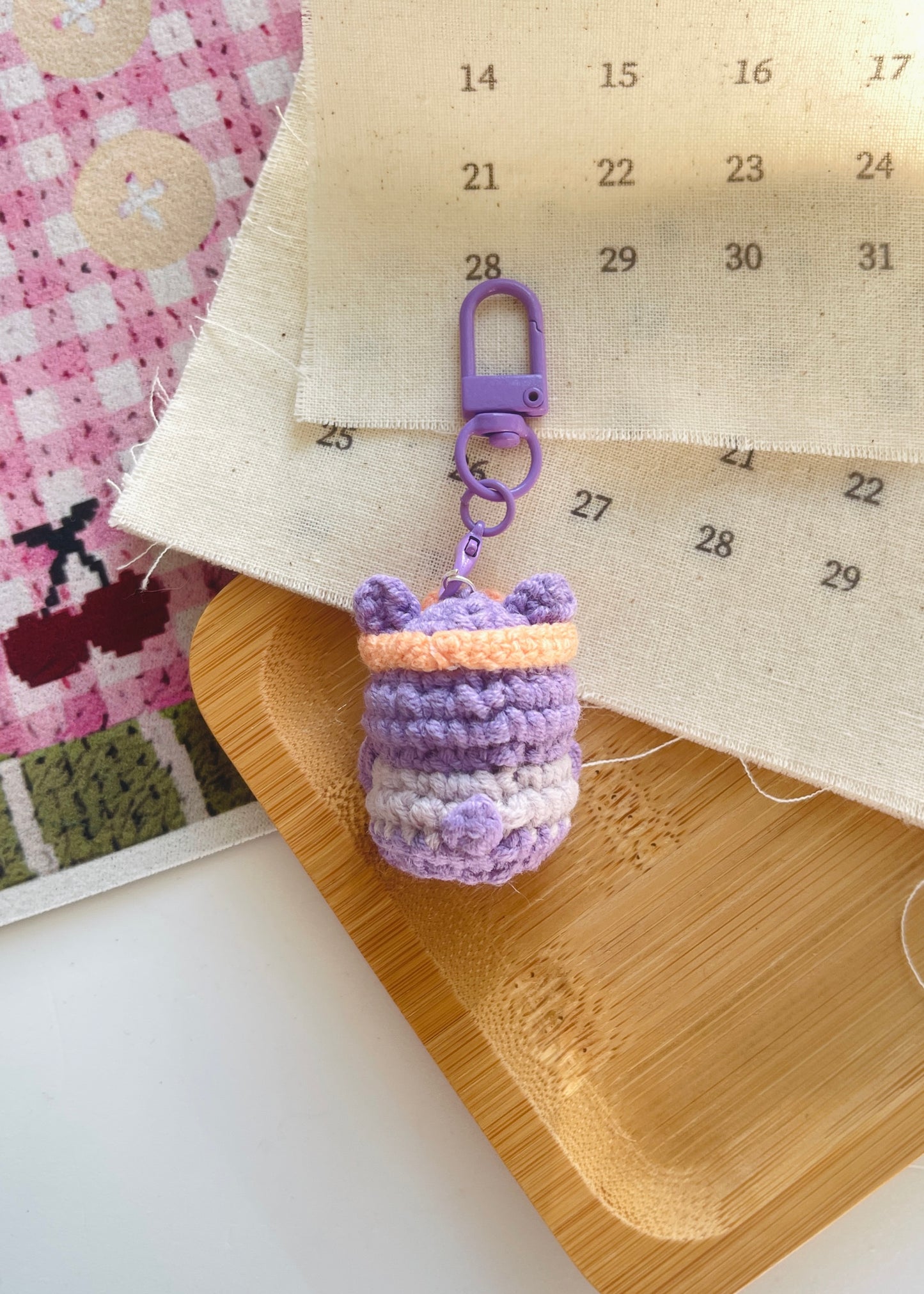 Pit a Pat Crochet Mini Baku Gummy Keychain