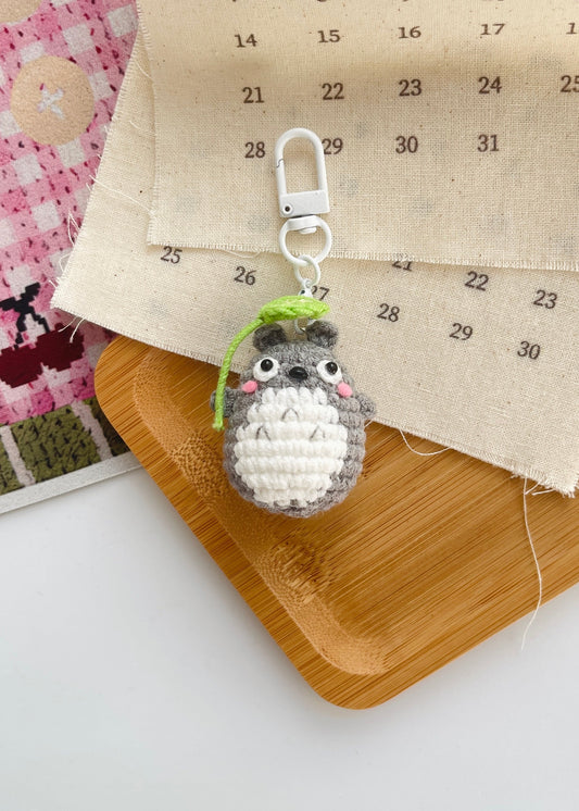 Pit a Pat Crochet Mini Totoro Gummy Keychain