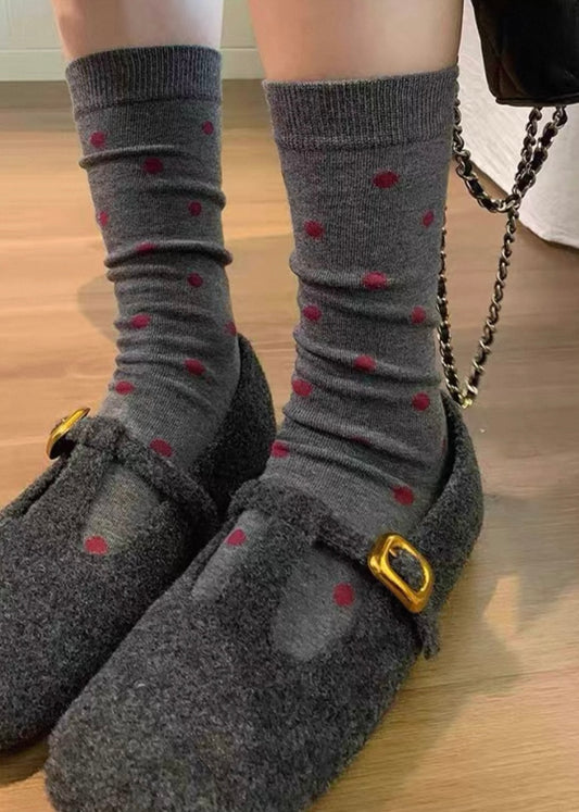 Cottage Cotton Polkadot Socks