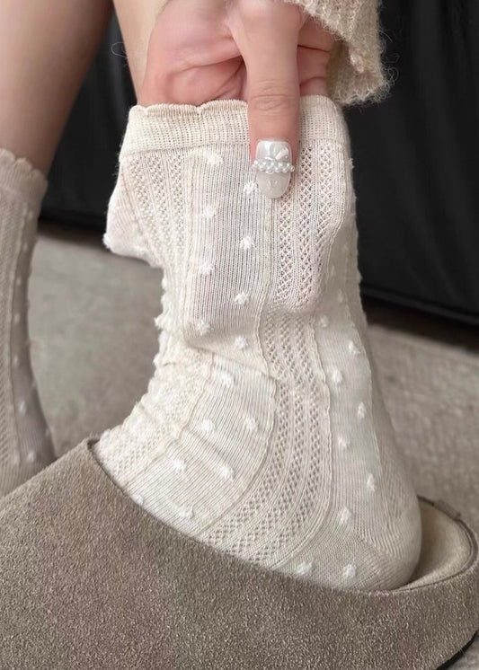 Cottage Cotton Polkadot Socks
