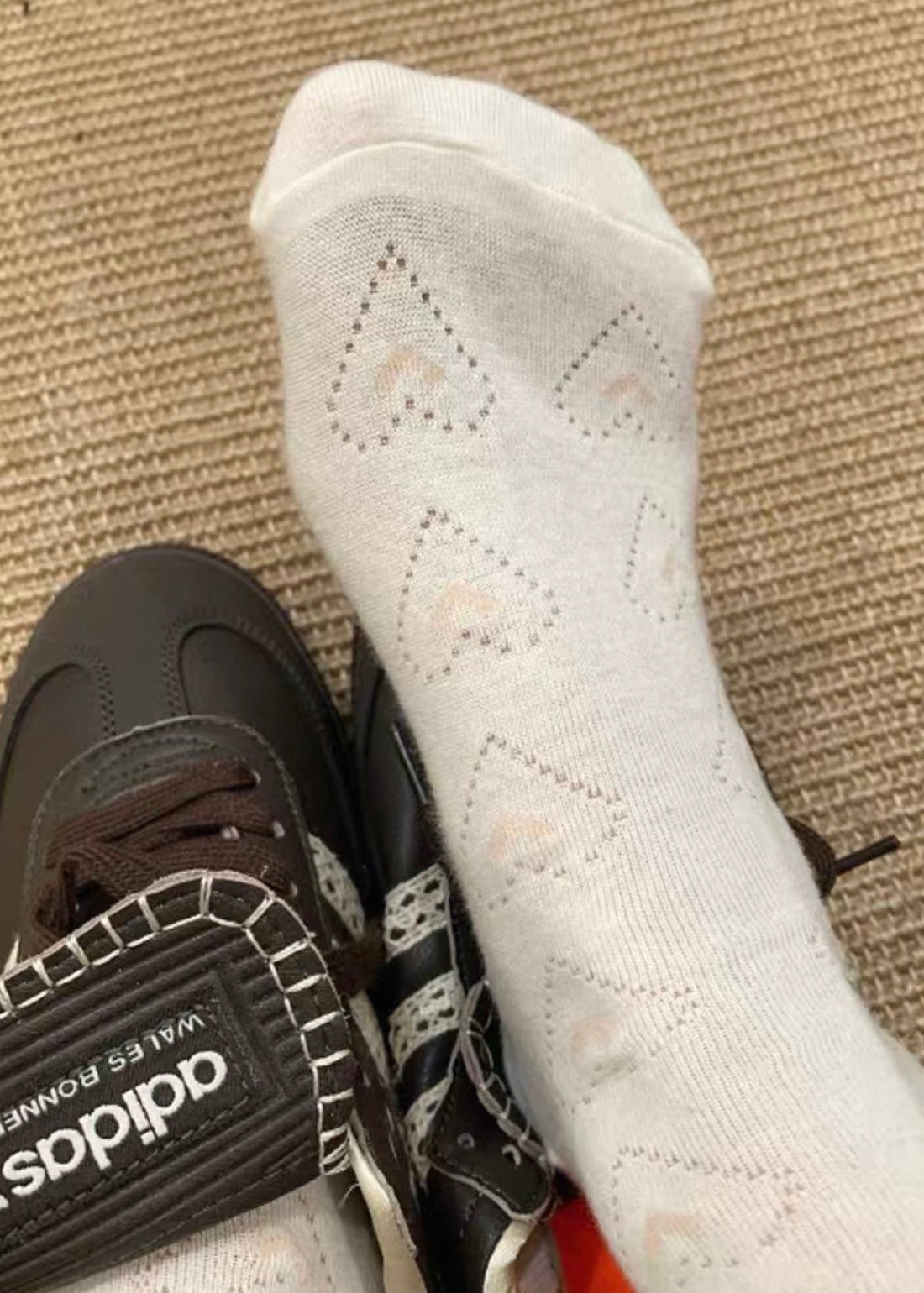 Cottage Cotton Heart Socks