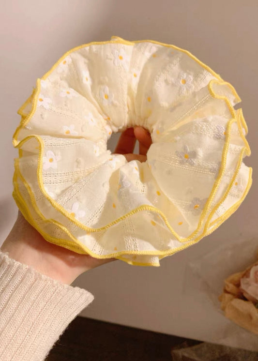 Floral Hair Scrunchie