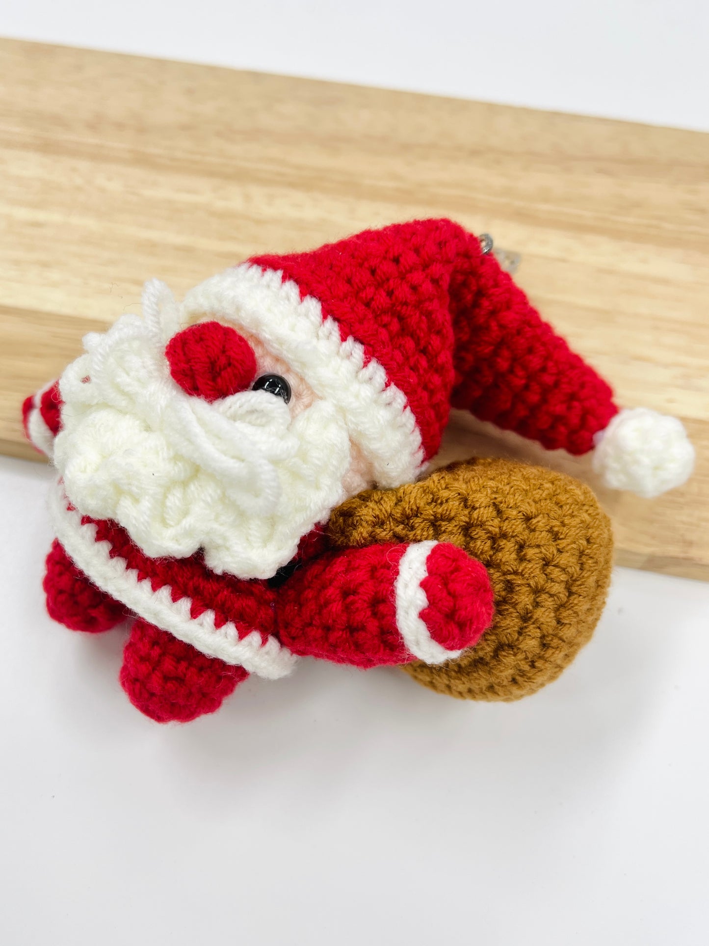 Pit a Pat Handmade Santa Claus Keychain