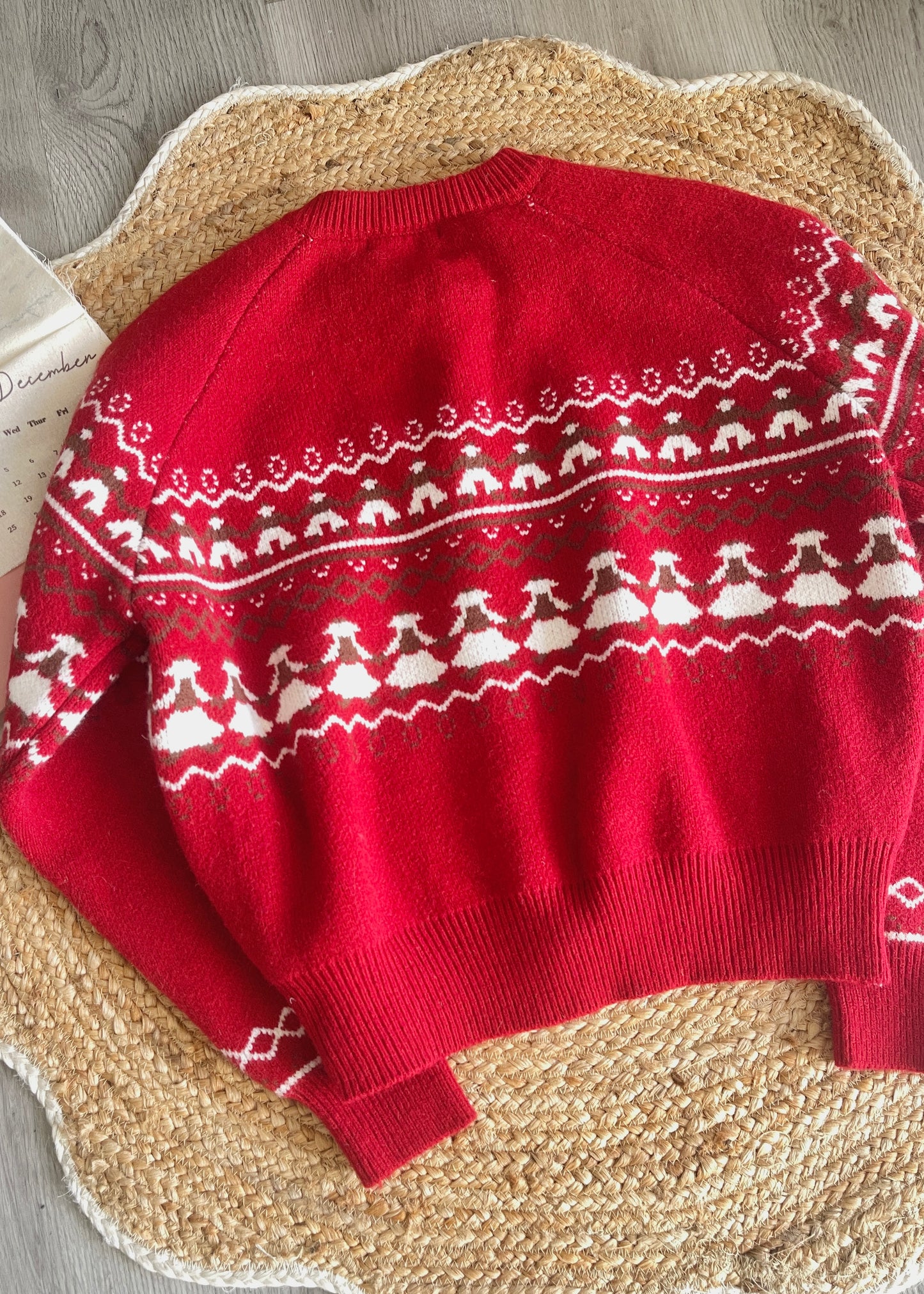 Wonderful Christmas Time Button-Down Cardigan