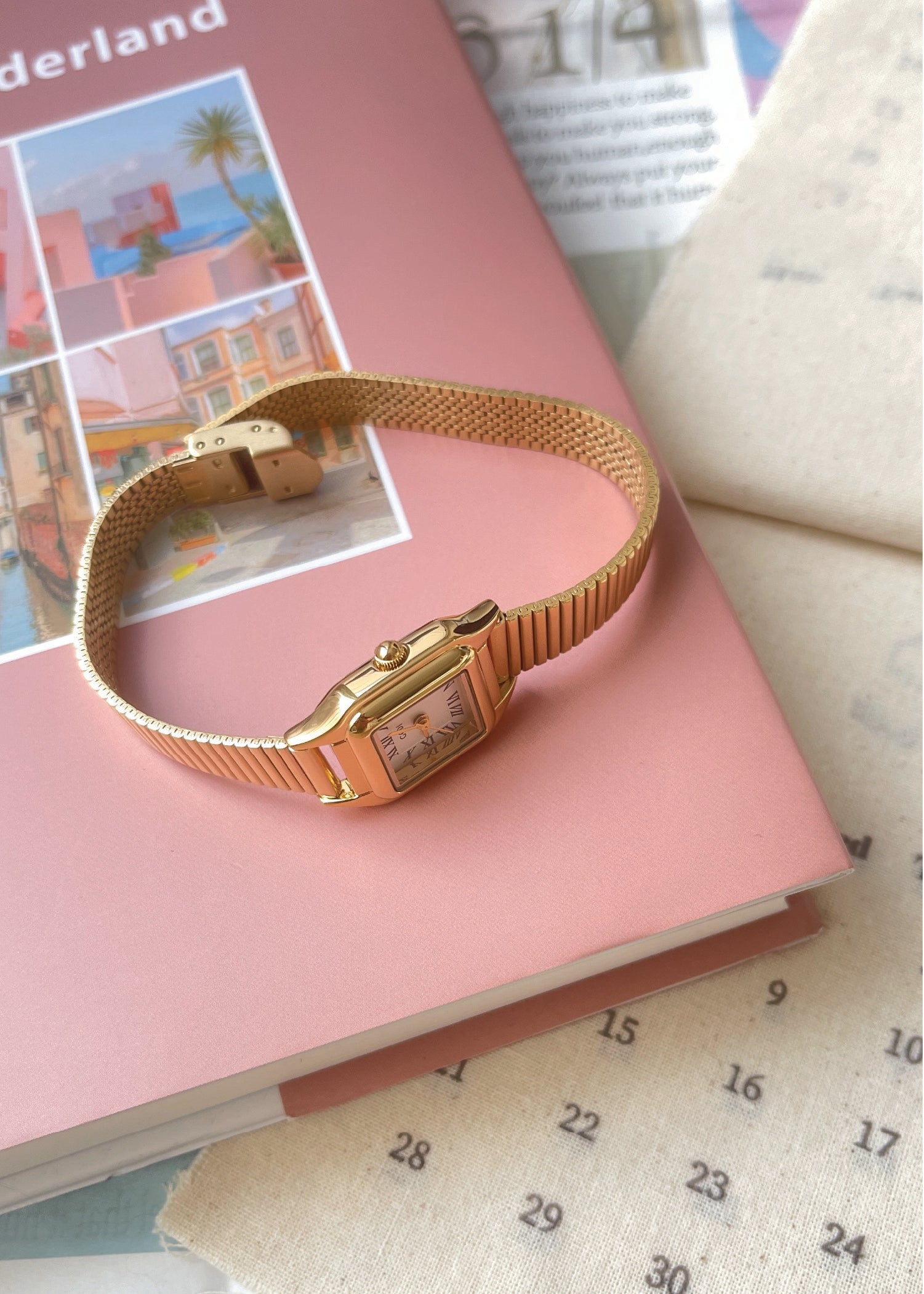 Pit a Pat Classic Gold Stainless Steel Watch