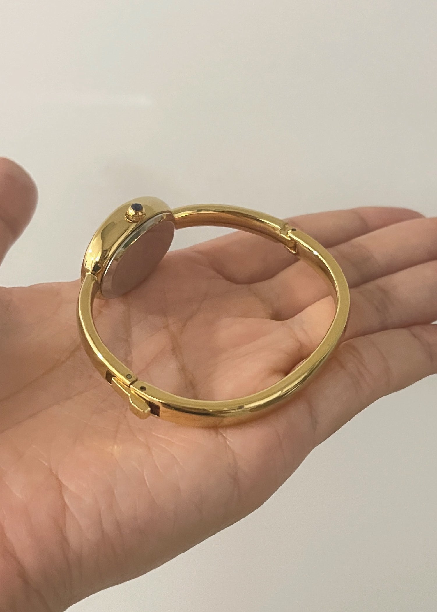 Pit a Pat 80s Gold-Tone Oval Watch