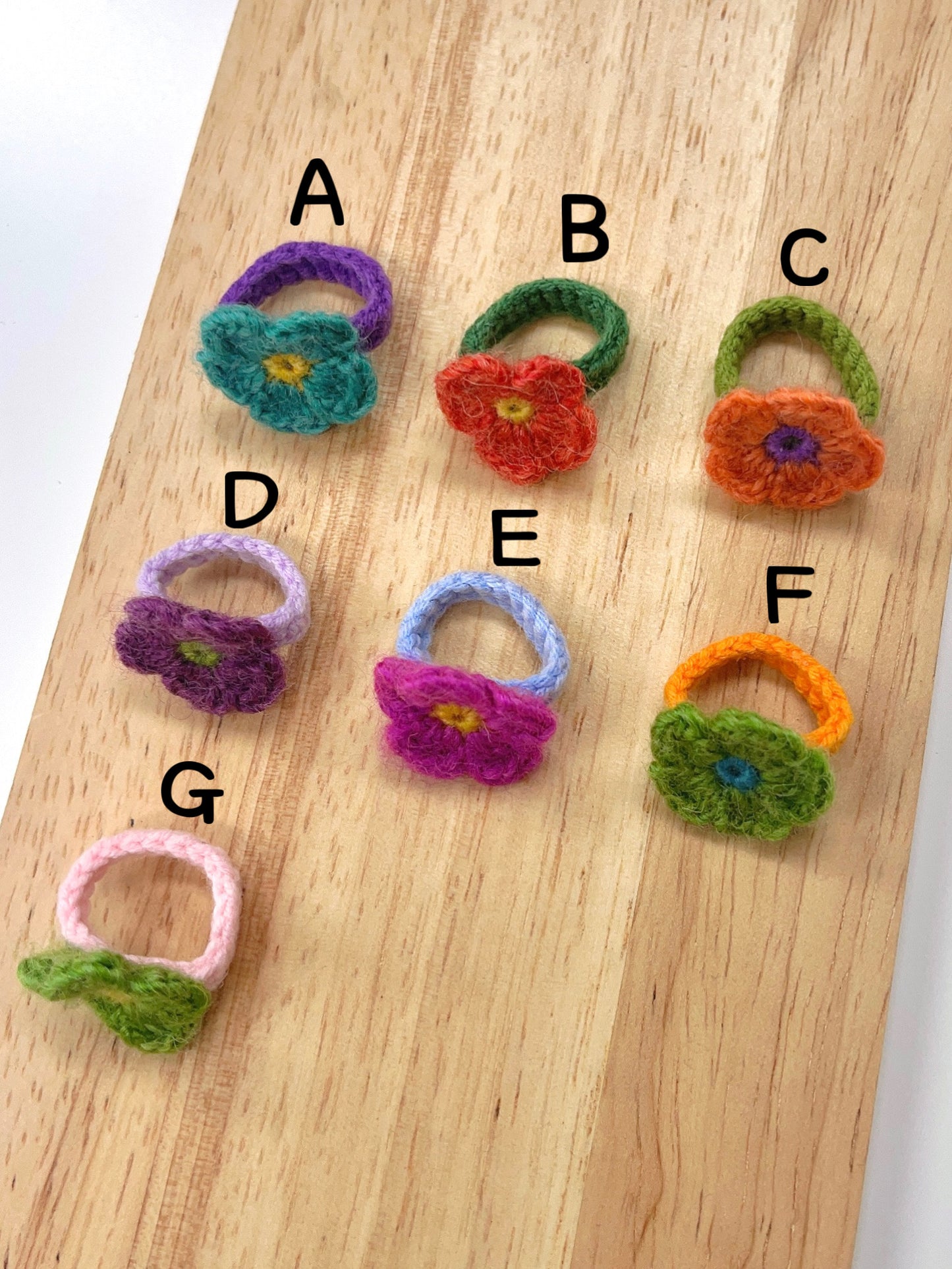 Crochet Fun Flower Ring