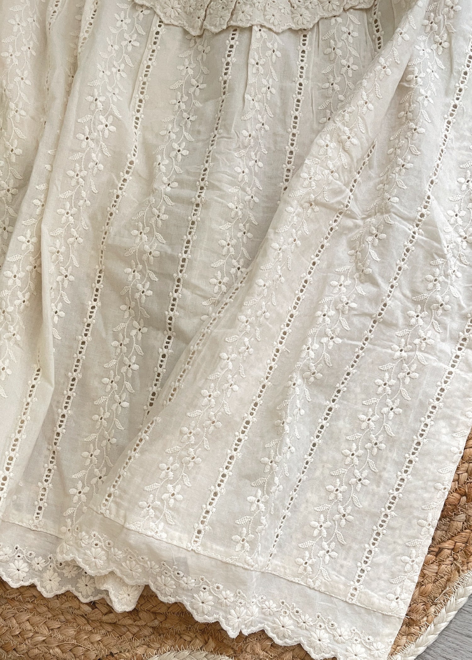 Pit a Pat Women’s Cottage Beige Bunny Embroidered Shirt