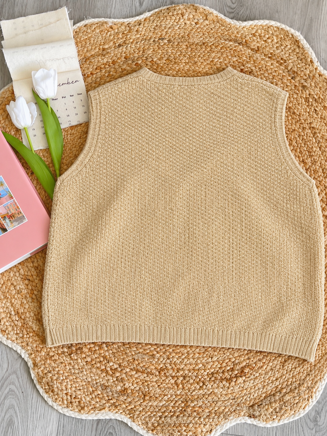 Pit a Pat Countryside Memories Patchwork Knit Vest – Vintage Cottagecore Sweater Vest