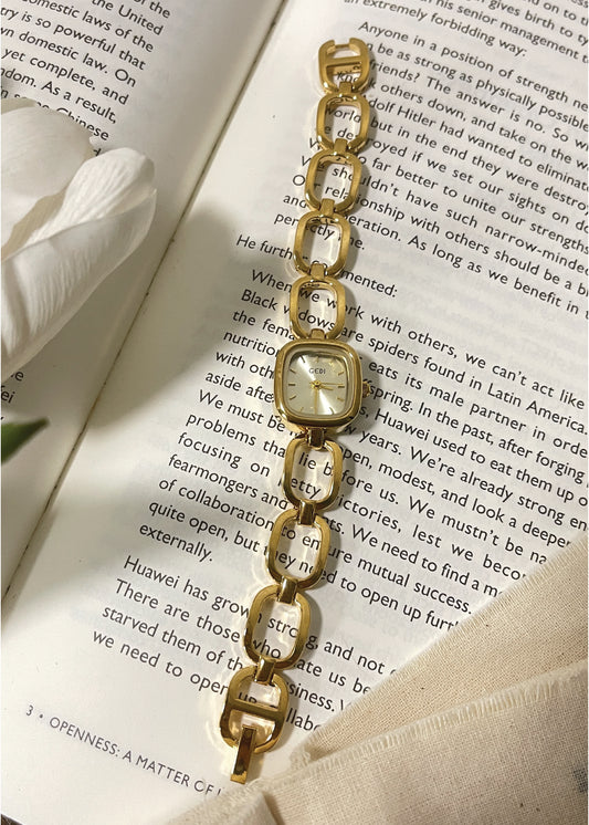 Pit a Pat Gold Bracelet Square Watch