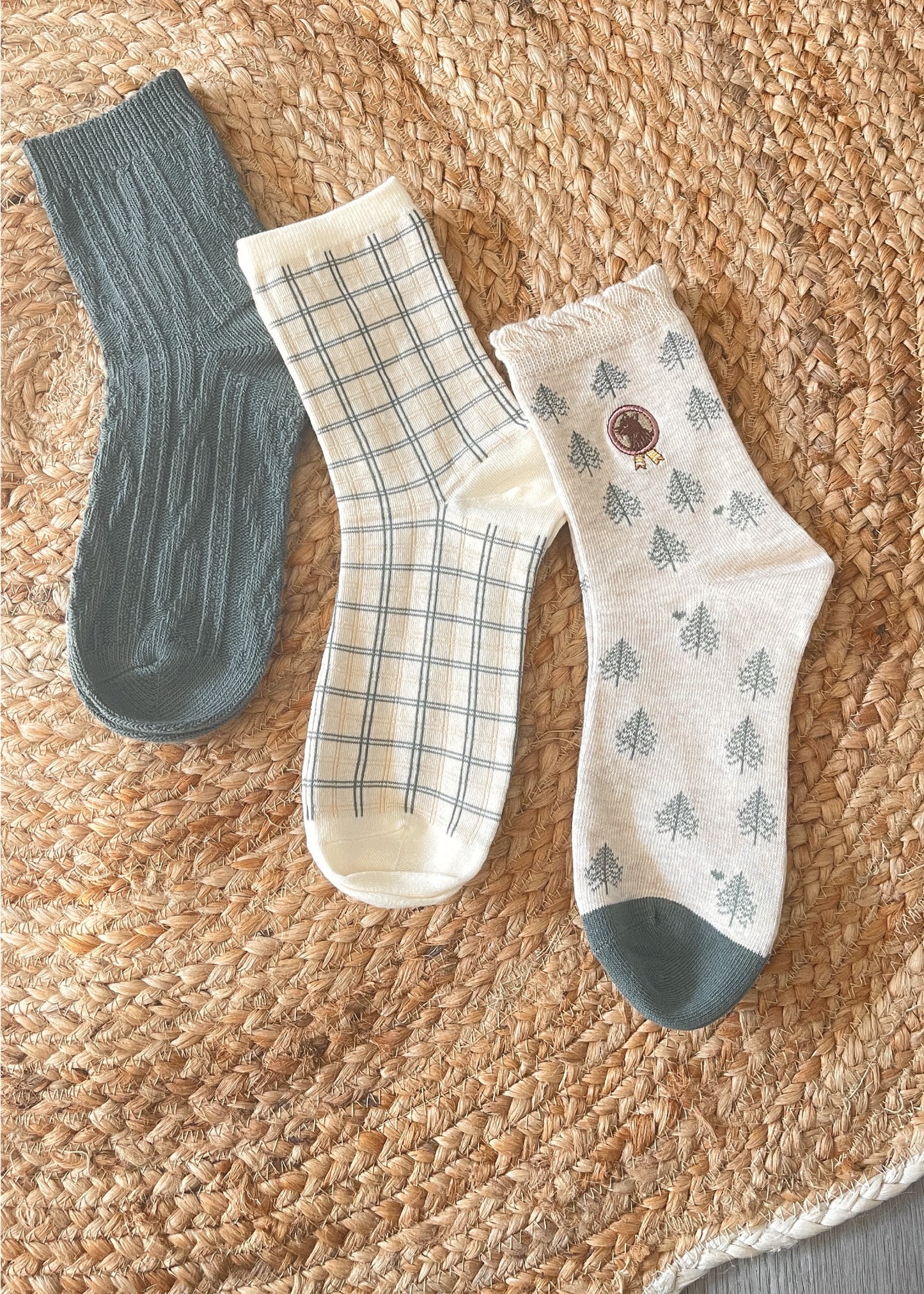 Pit a Pat 3-Pair Cottage Socks Set