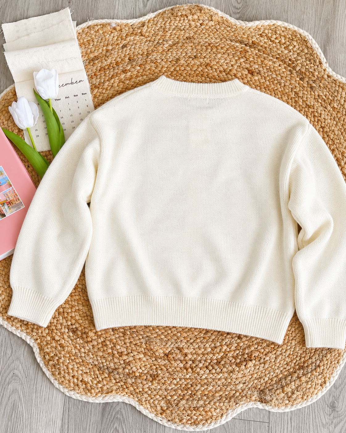 Pit a Pat Cream Floral Embroidered Knit Cardigan | Cottagecore Button-Down Sweater