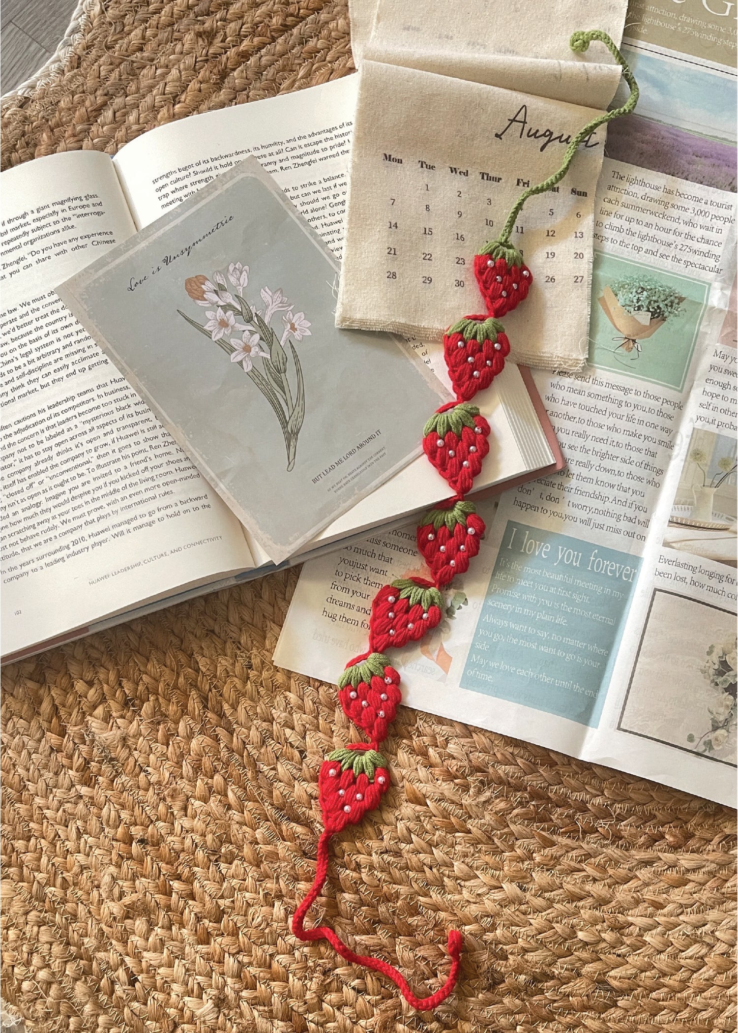 Pit a Pat Crochet Strawberry Headband