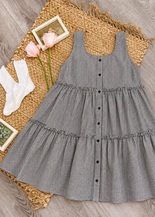 Pit a Pat Cottagecore Plaid Dress | Tiered Summer Dress
