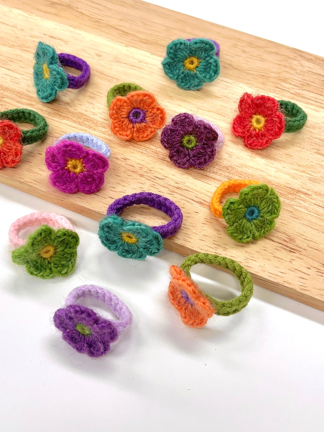 Crochet Fun Flower Ring