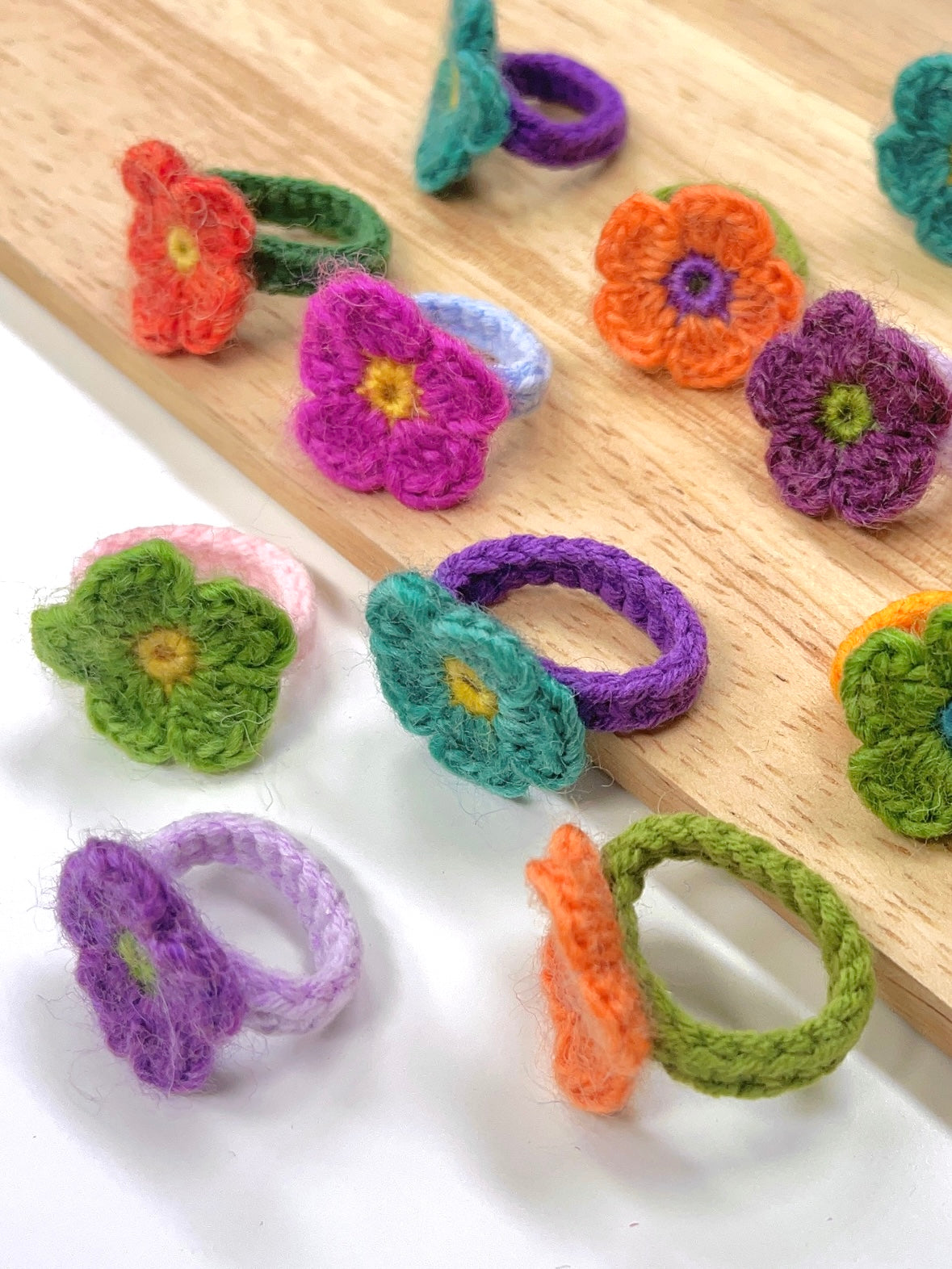 Crochet Fun Flower Ring