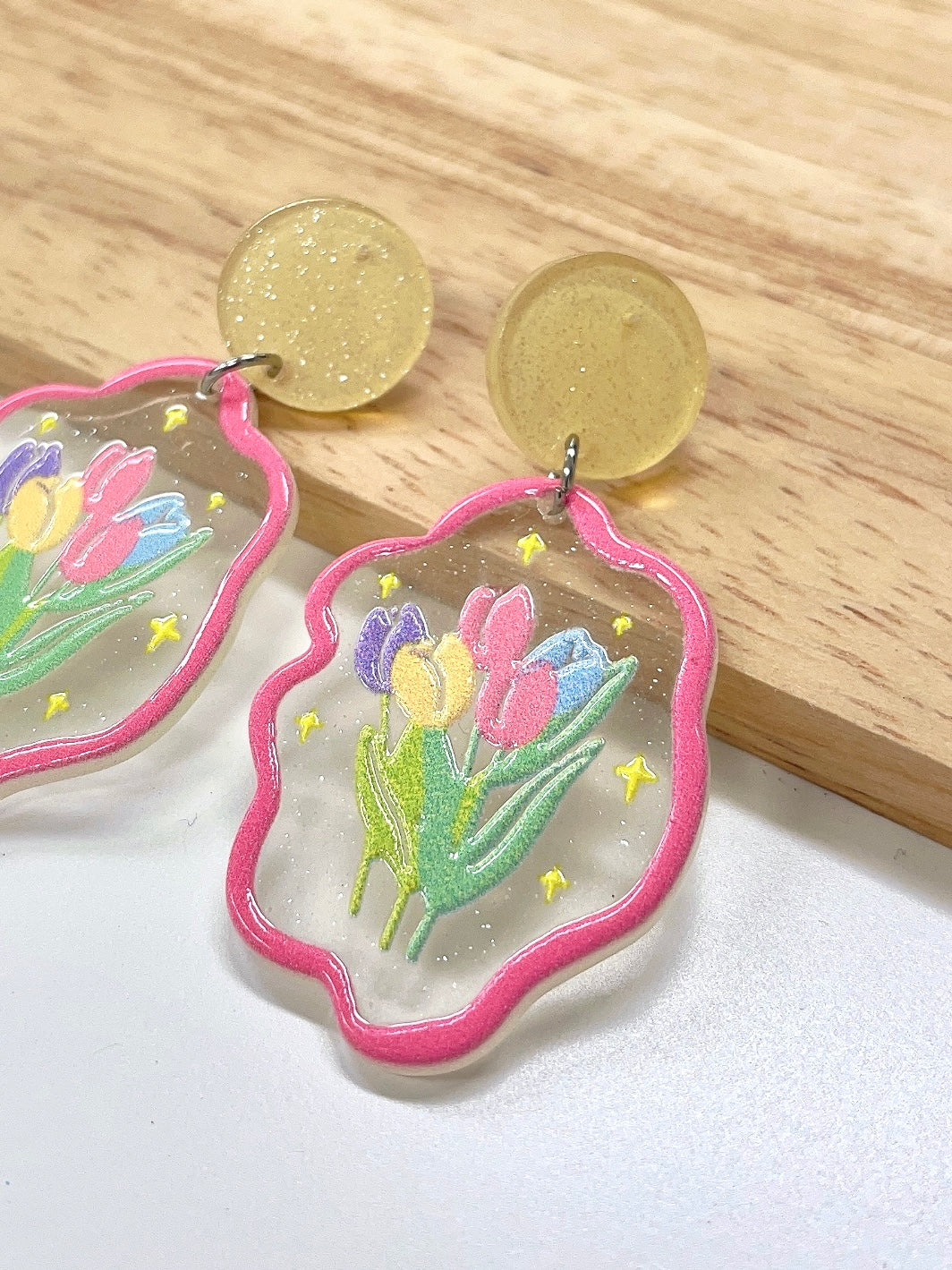 Tulip Dangle Earrings