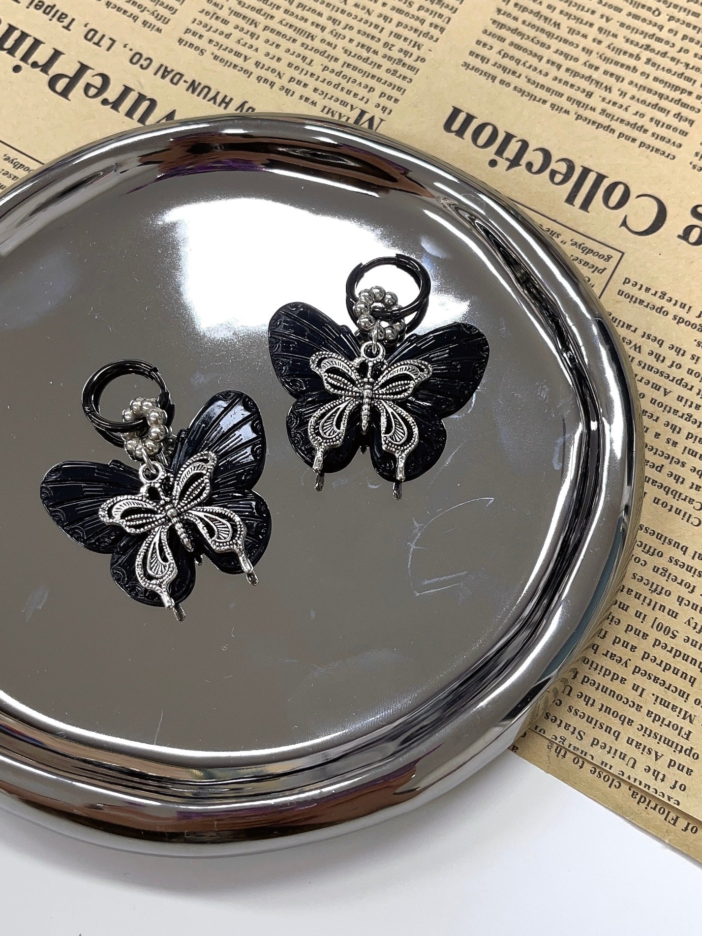 Darkness Butterfly Earrings