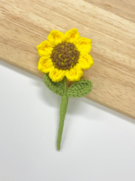 Handmade Sunflower Brooch