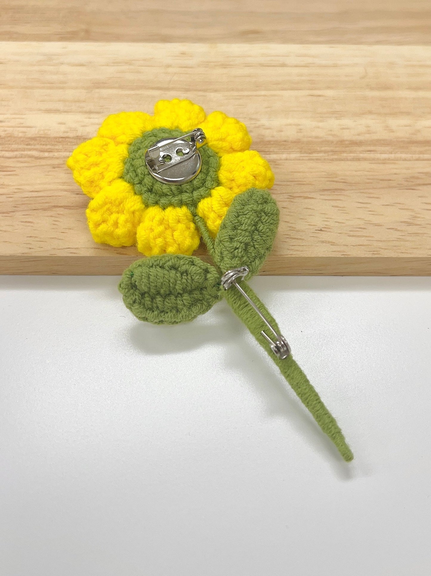 Handmade Sunflower Brooch