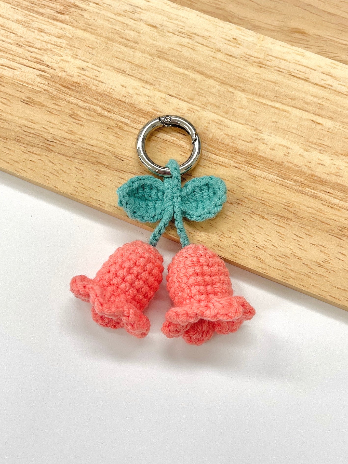 Handmade Tulip Keychain