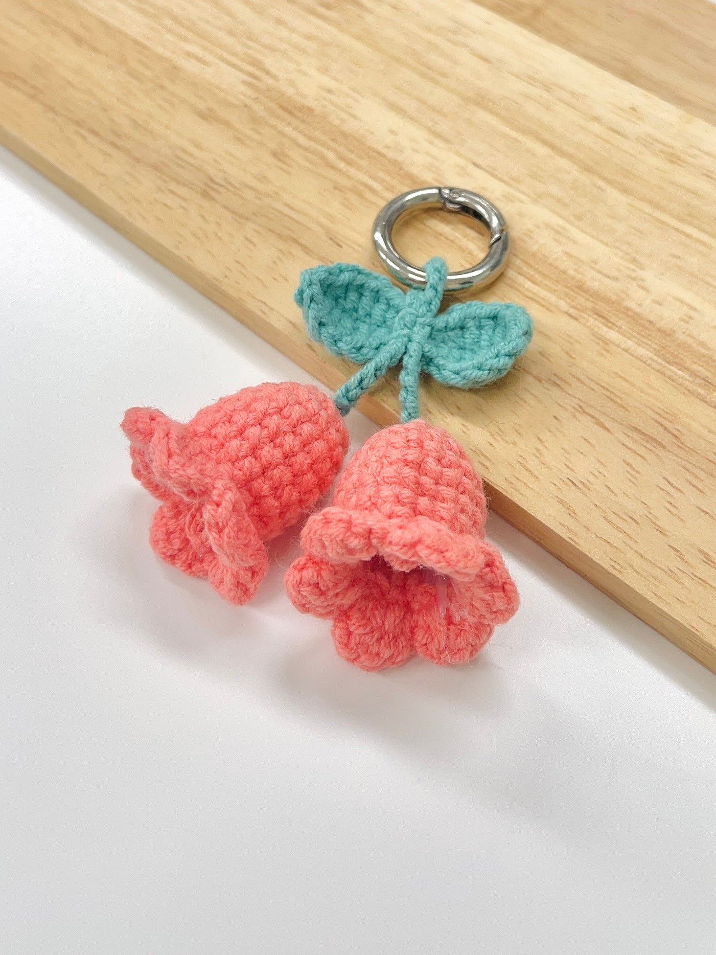 Handmade Tulip Keychain