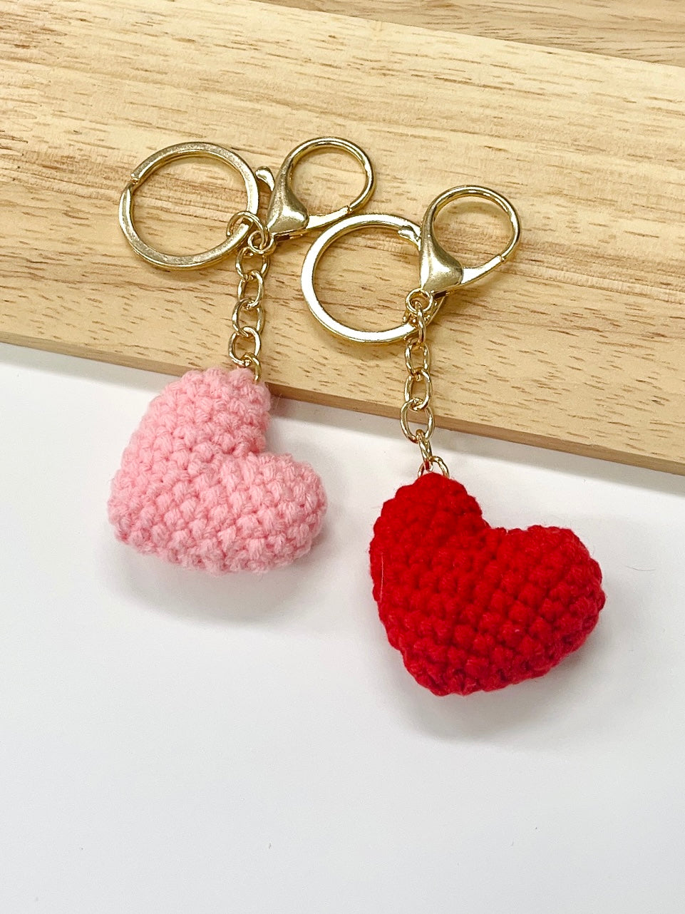 Handmade Heart Keychain