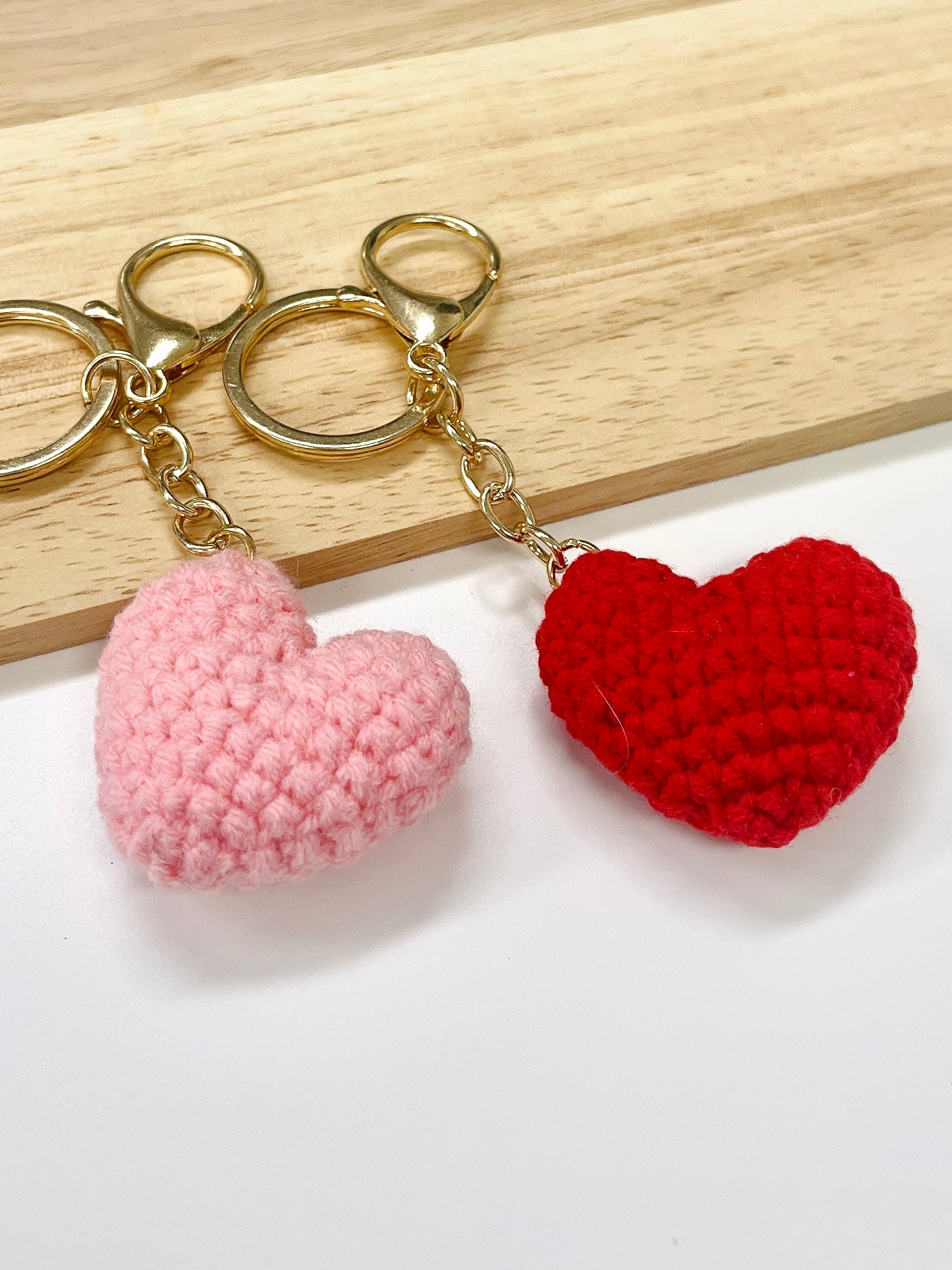 Handmade Heart Keychain