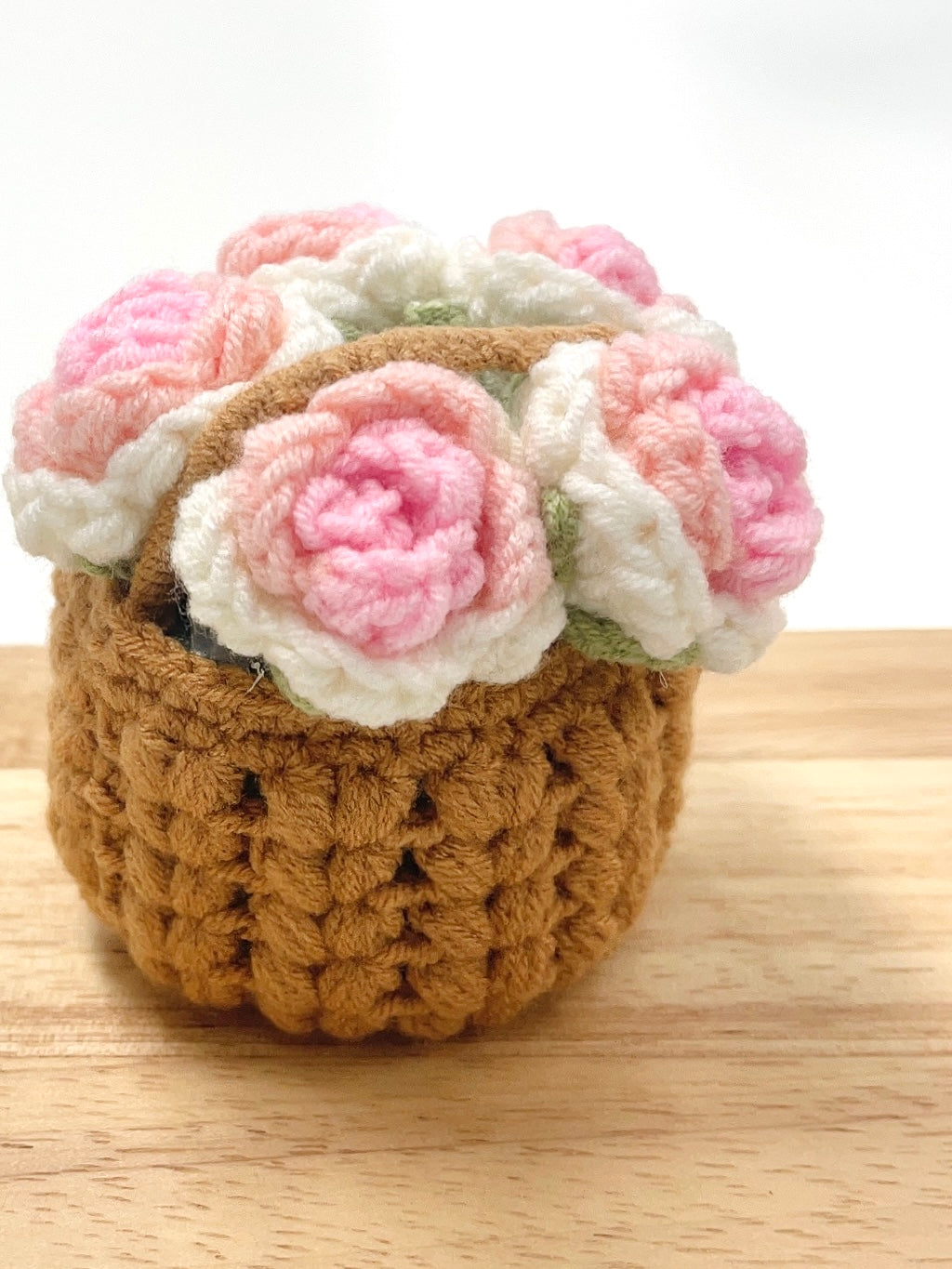 Crochet Roses Basket