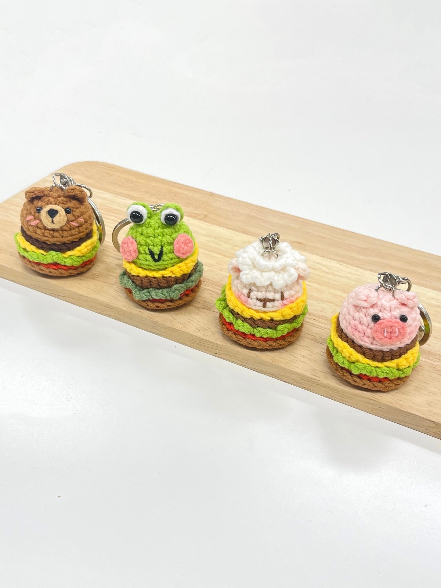 Animal-Burger Keychain