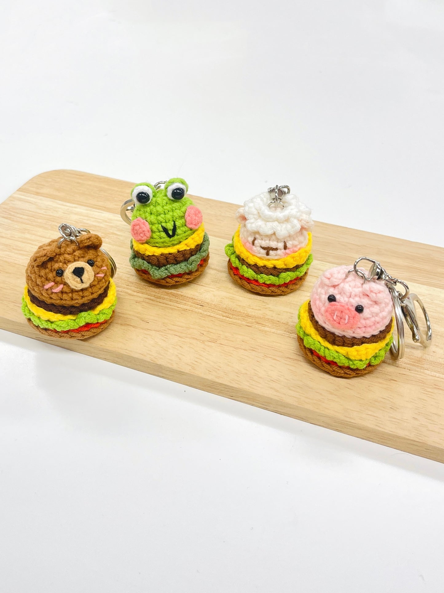 Animal-Burger Keychain