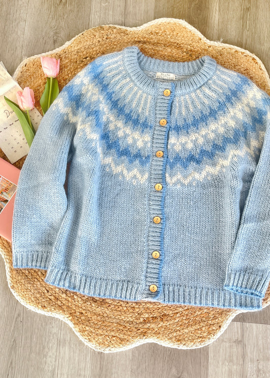 First Snow Knit Oversized Cardigan