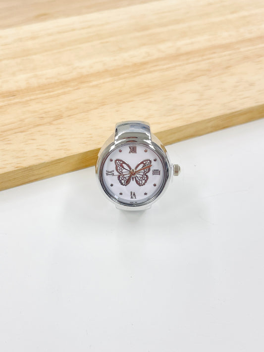 Y2K Butterfly Ring Watch