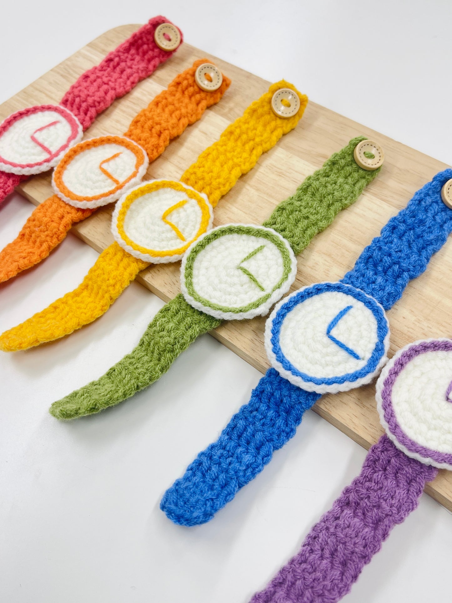 Serious Colorful Crochet Watch