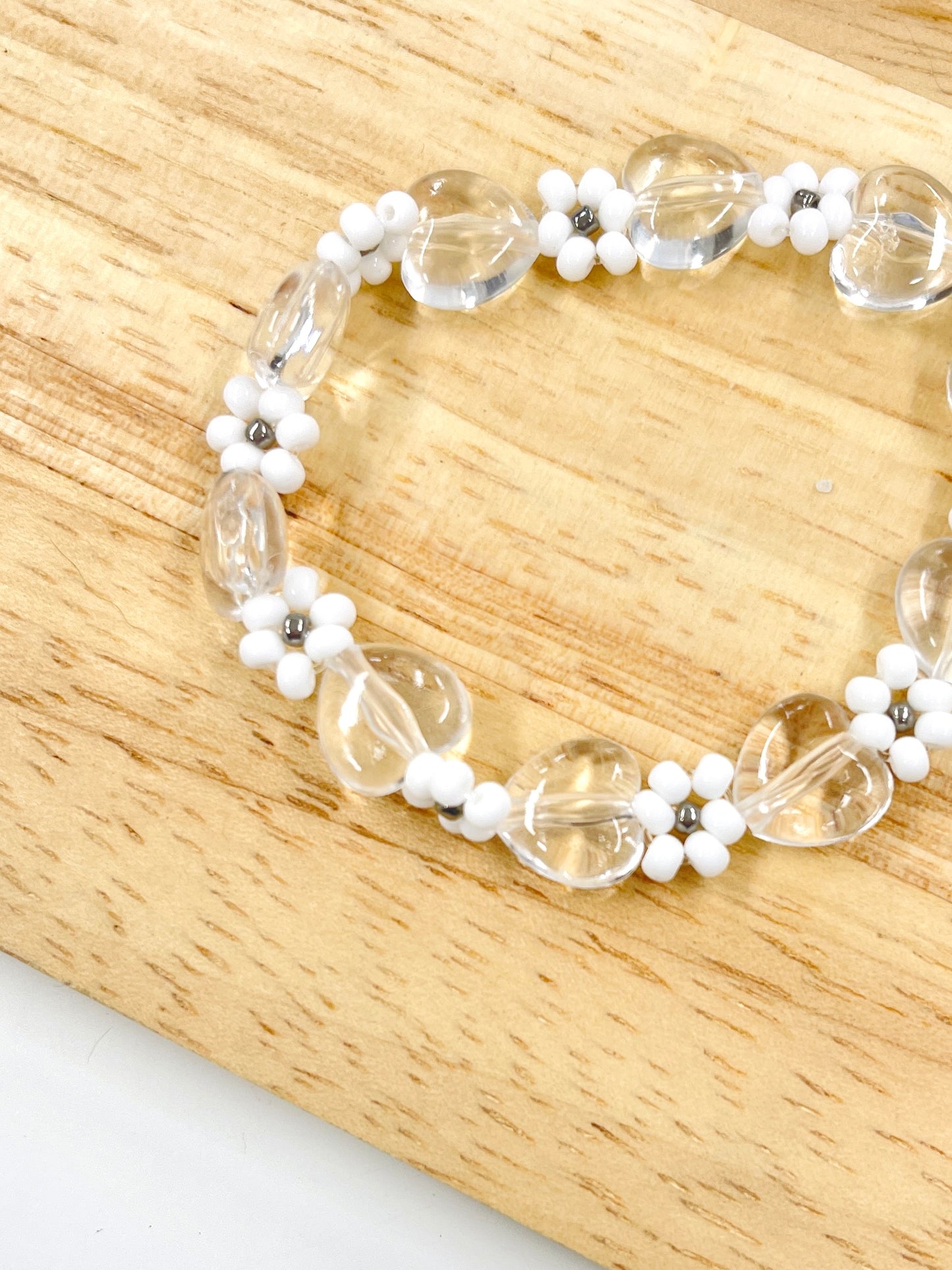 Pure Heart Beaded Bracelet