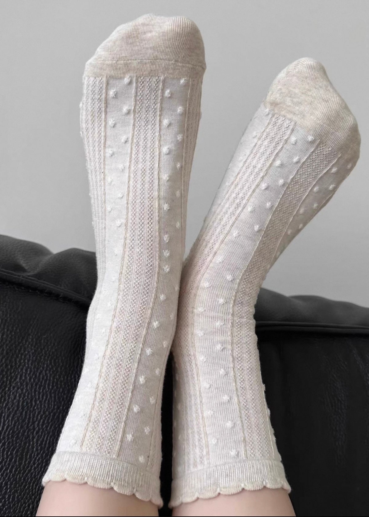 Cottage Cotton Polkadot Socks