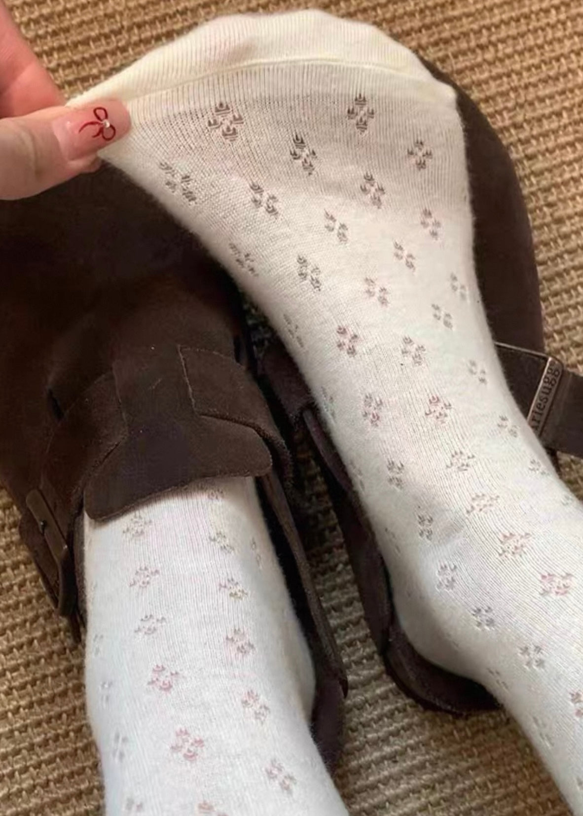 Cottage Cotton Floral Socks