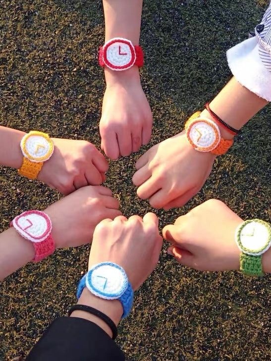 Serious Colorful Crochet Watch