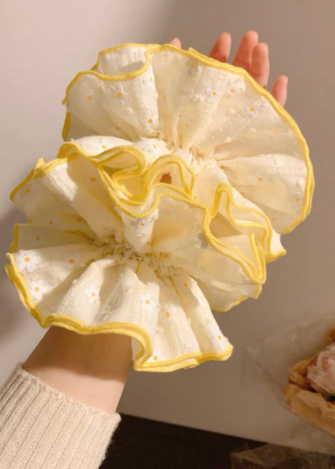 Floral Hair Scrunchie