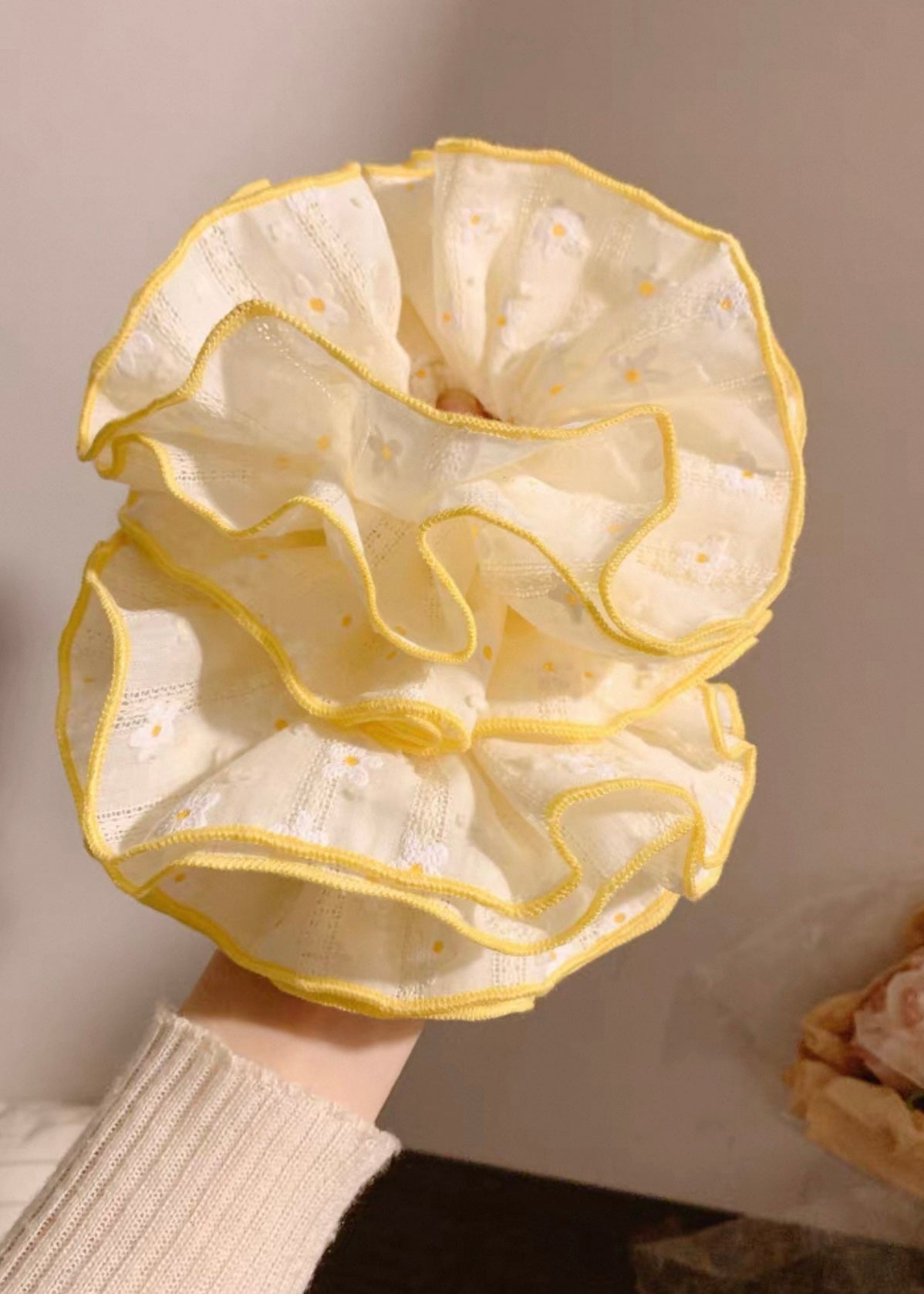 Floral Hair Scrunchie