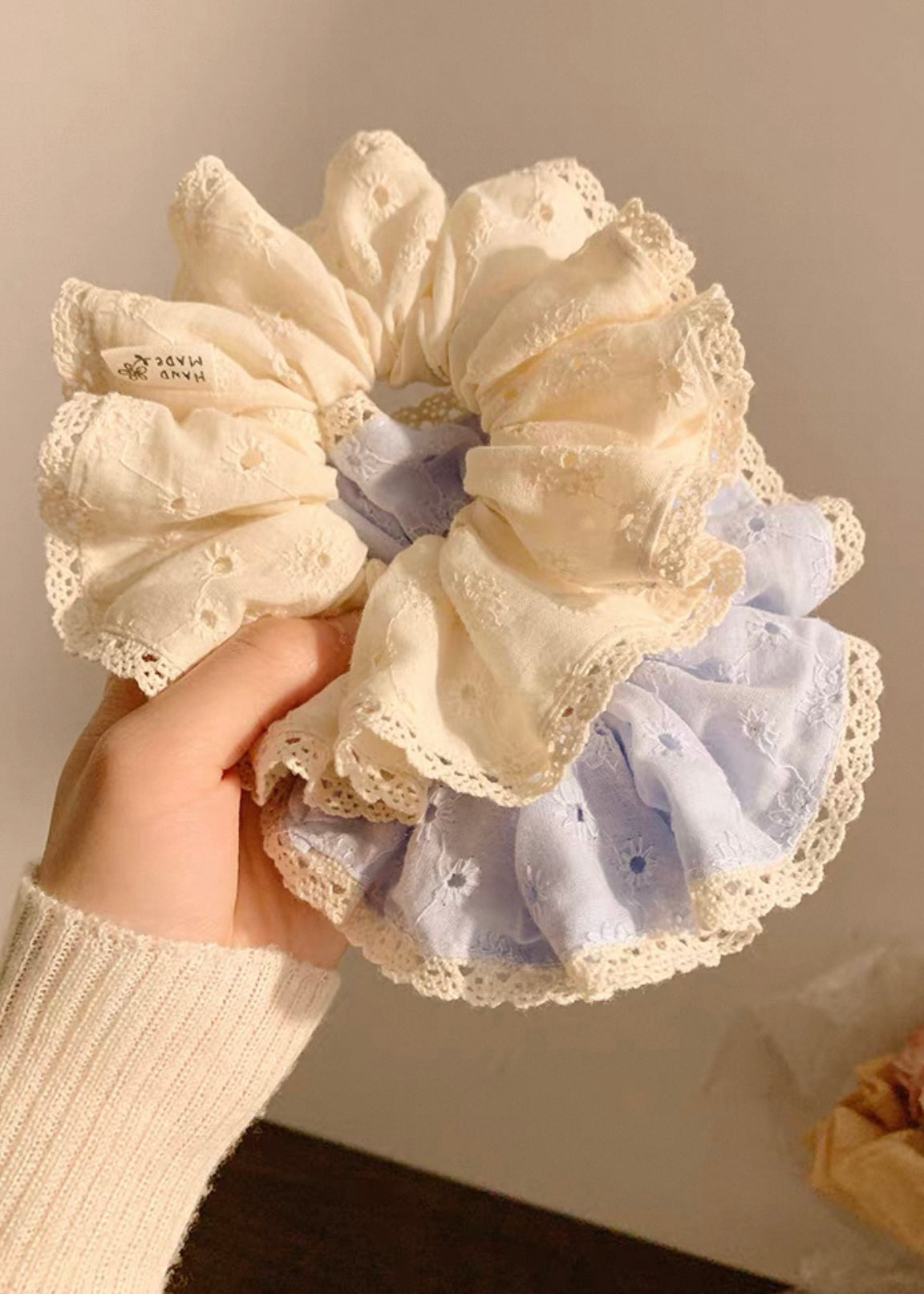 Floral Hair Scrunchie