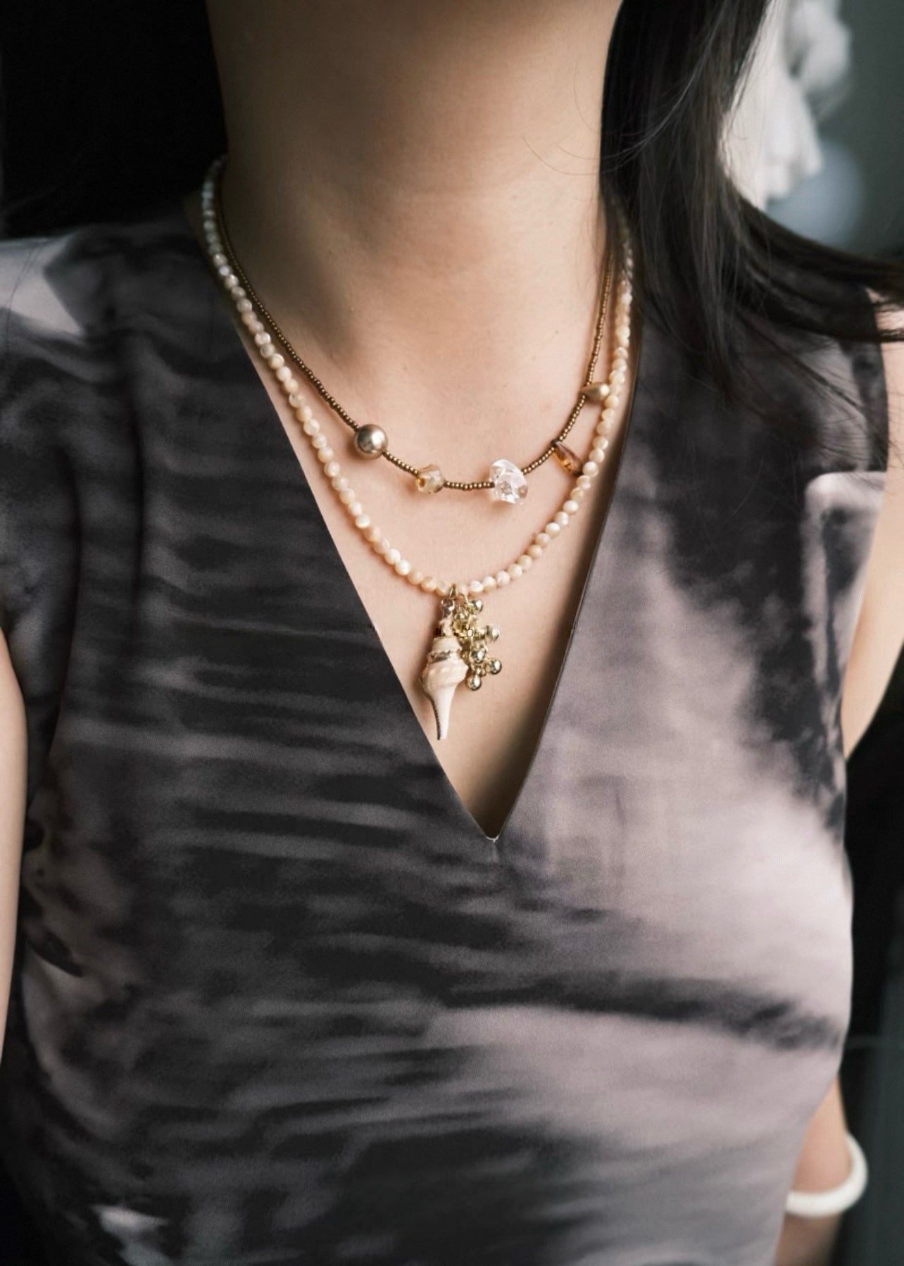 Multiple Gem Necklace