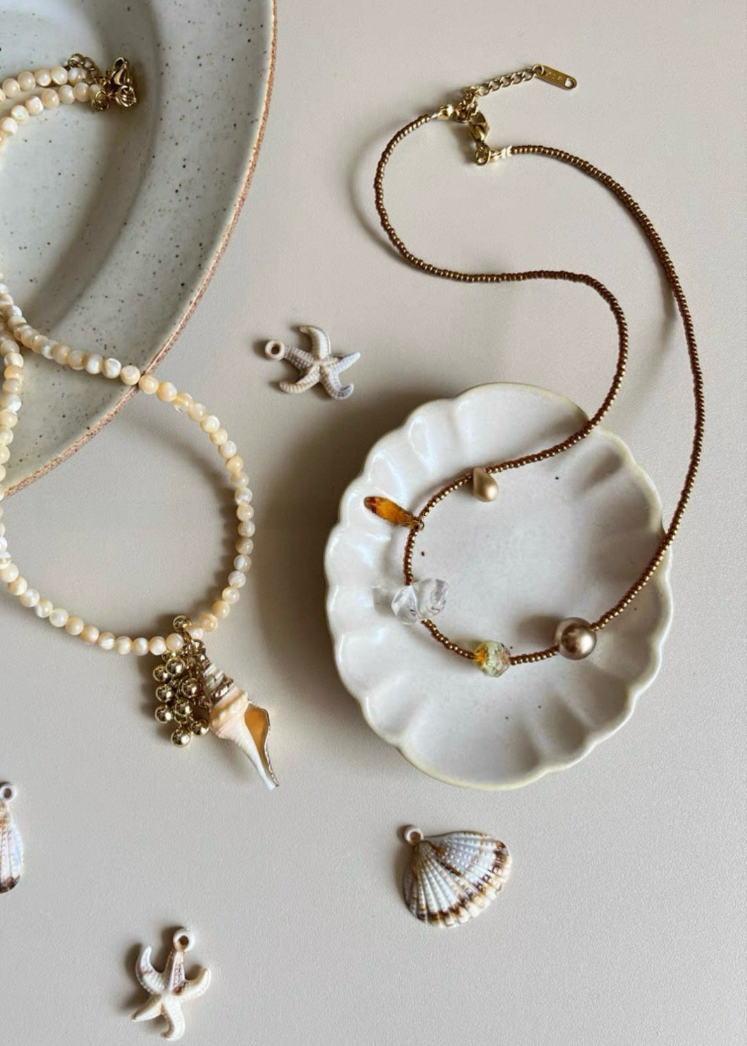 Multiple Gem Necklace