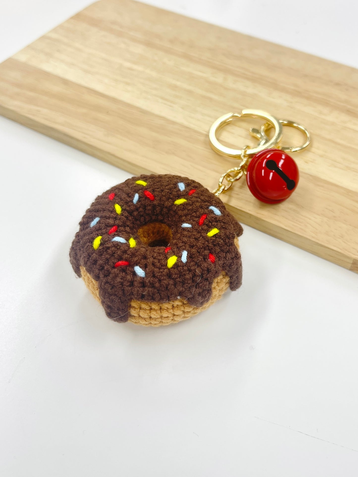 Handmade Donut Keychain